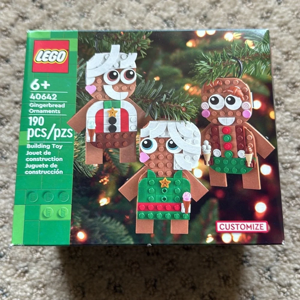 LEGO Gingerbread Ornaments Set #40642 NIB